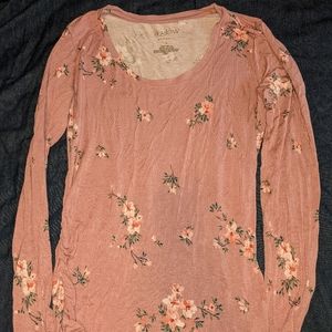 A:Glow Pink Maternity Long Sleeve Top S